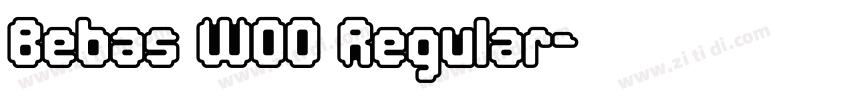 Bebas W00 Regular字体转换